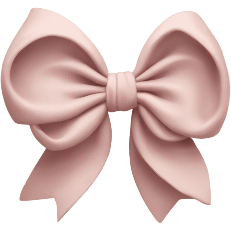 bow beige dusty pink  emoji