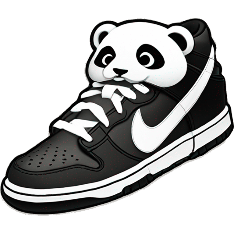 Nike dunk panda emoji