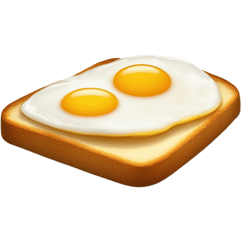 toast with egg emoji