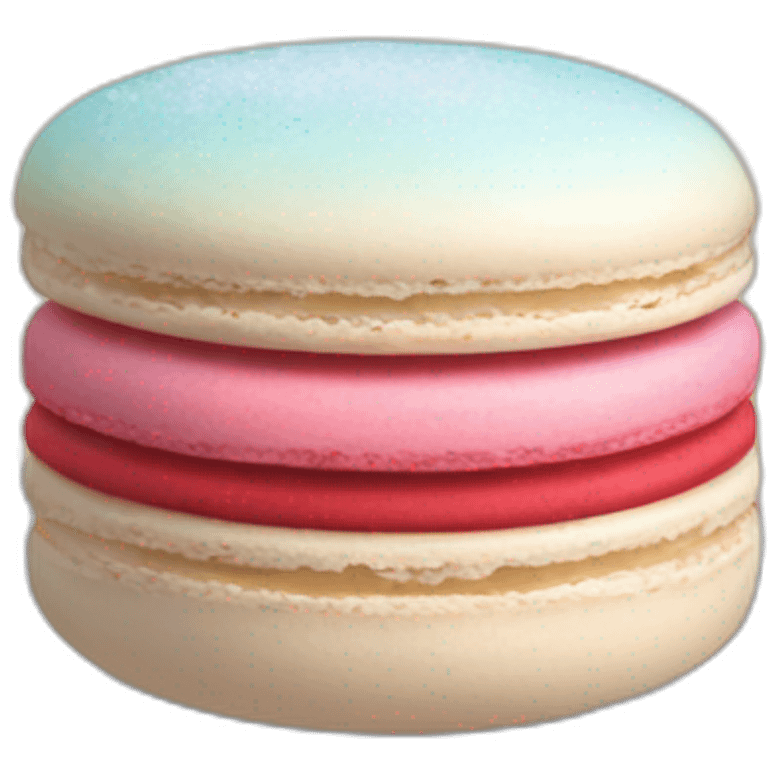 sunset snow Macaron emoji