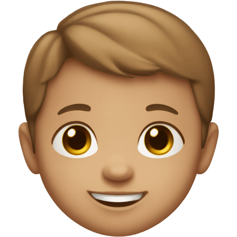 Smiley Baby hazelnut  emoji