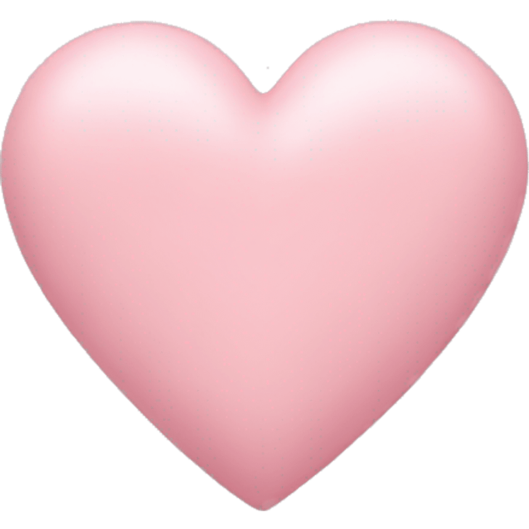 Pastel pink heart emoji