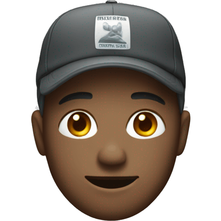 man with cap and can emoji