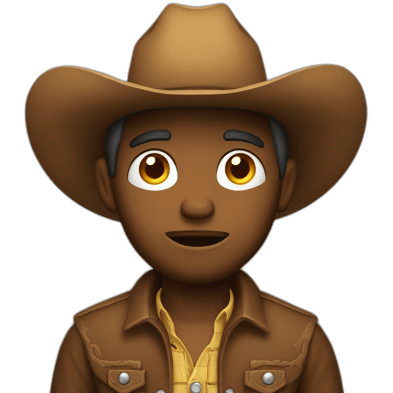 cowboy shrugging shoulders emoji