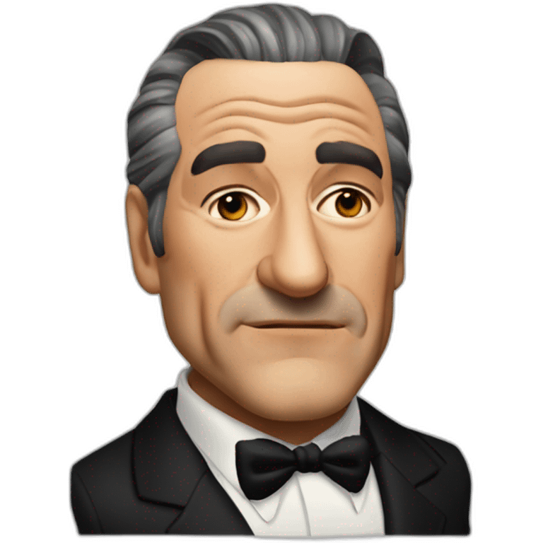 Robert De Niro as Sam "Ace" Rothstein in Casino (1995) Face with cigar emoji