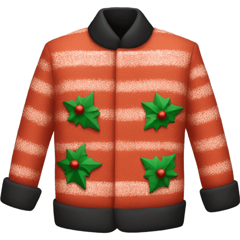 Christmas jacket emoji