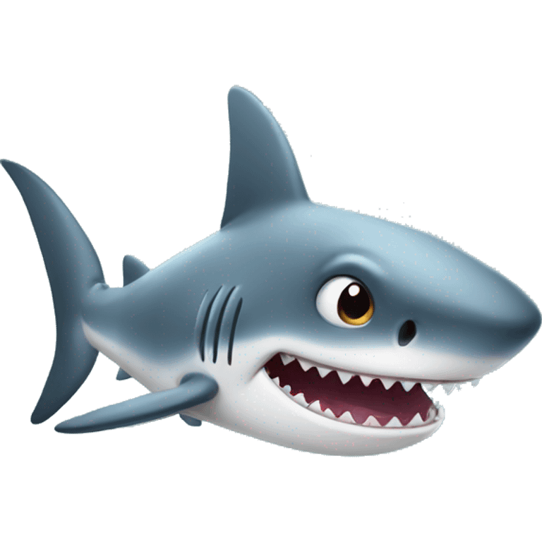 cute shark emoji