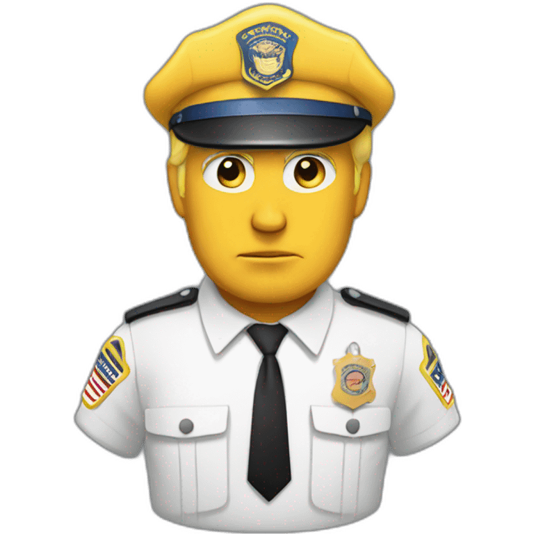 trump-getting-arrested emoji