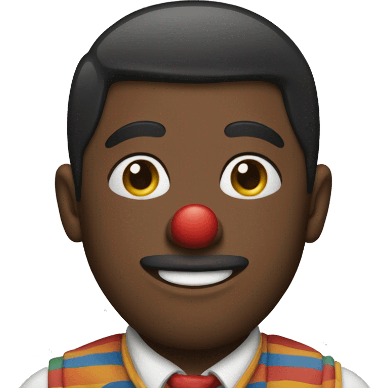 guy with clown makeup emoji