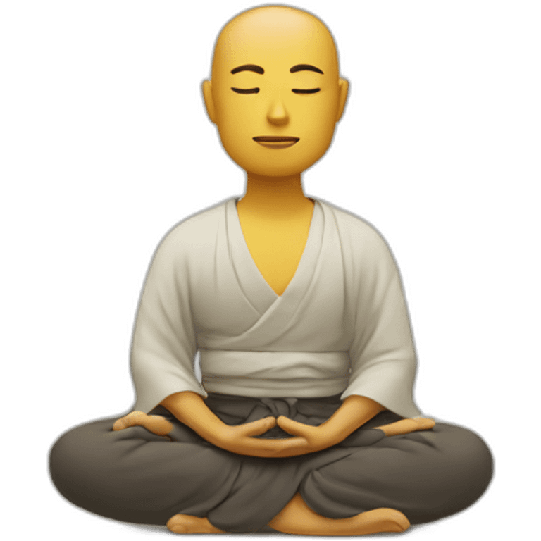 Zen meditation emoji