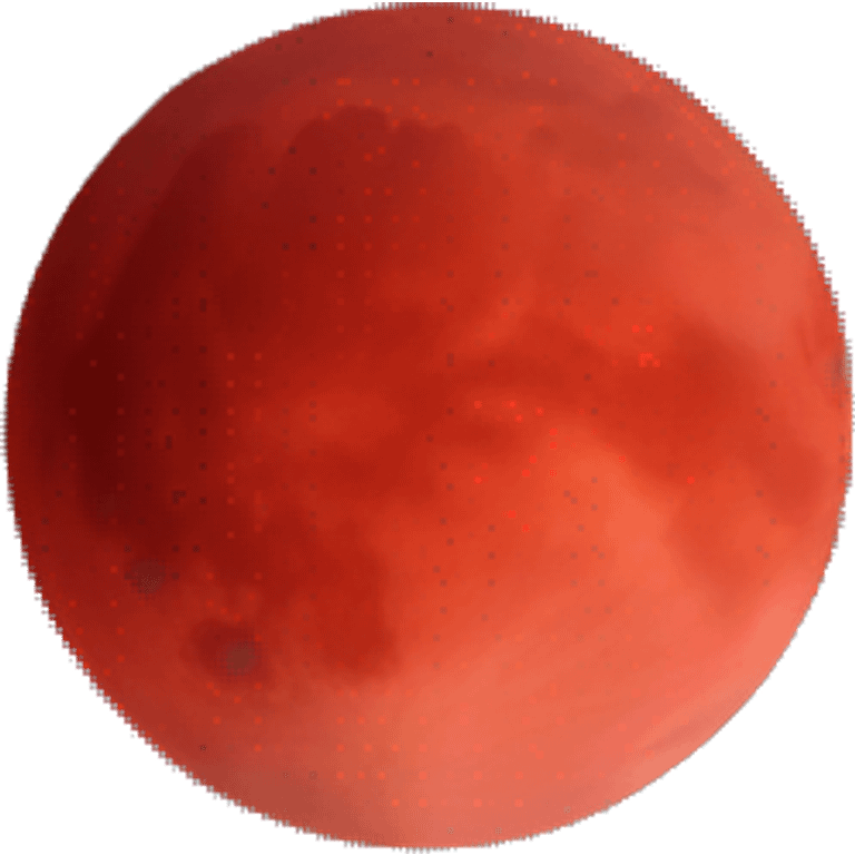 Red Moon emoji