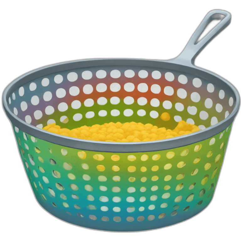 colorful sieve emoji