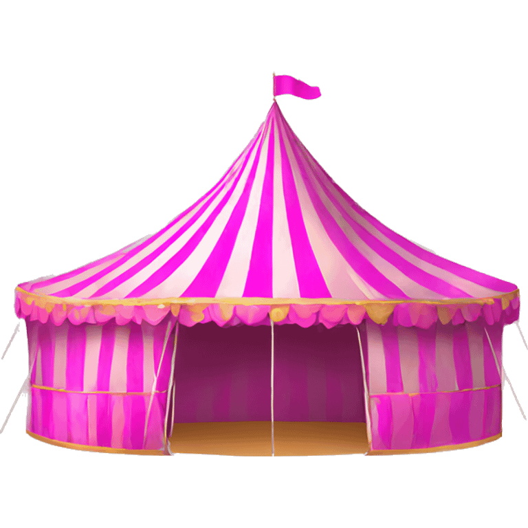 pink carnival tent emoji