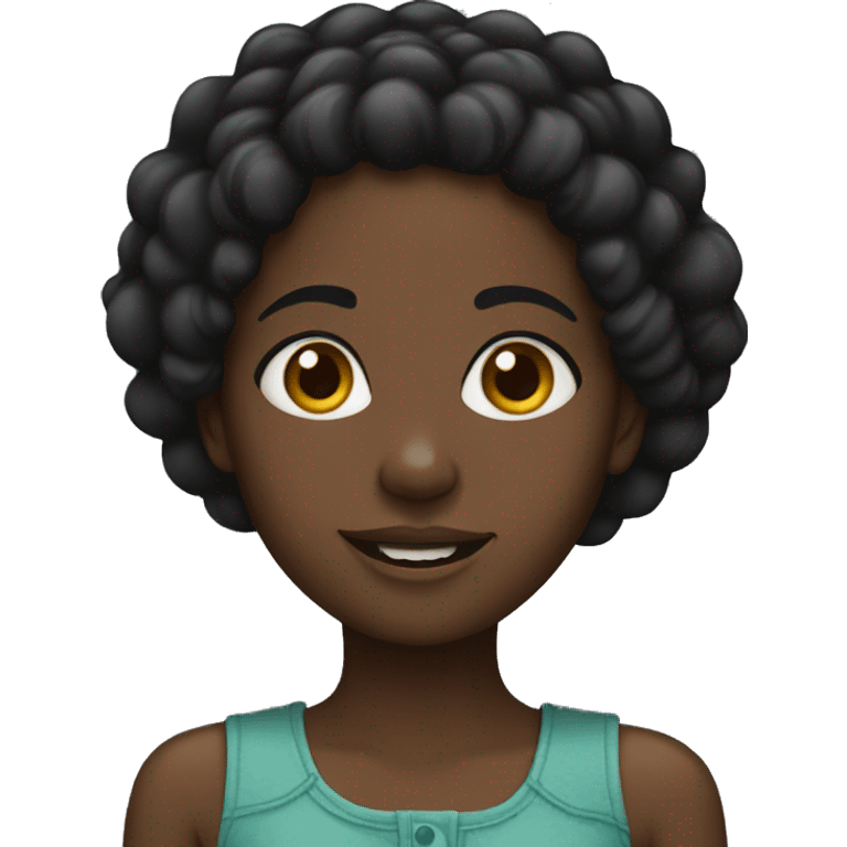 Black girl emoji