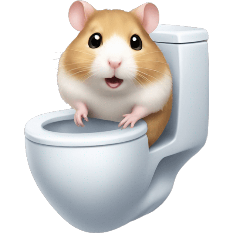 hamster in the toilet emoji