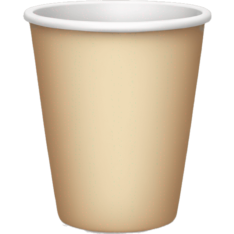 Beige cup emoji