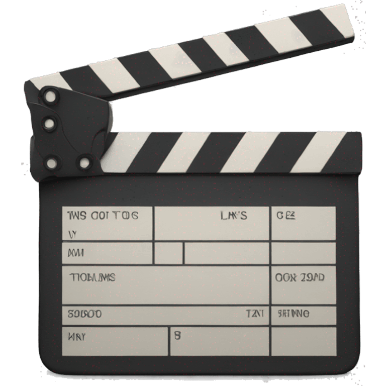  clapperboard emoji