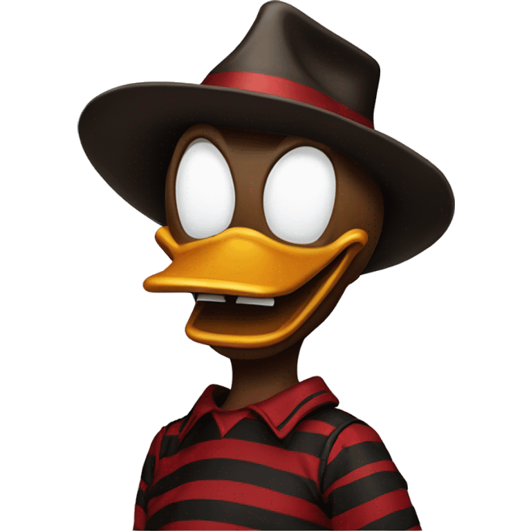 donald duck mixed freddy krueger emoji