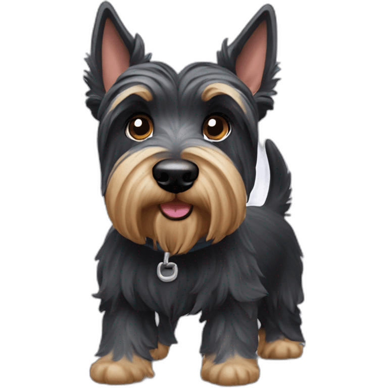 scottish-terrier-dog-walking emoji