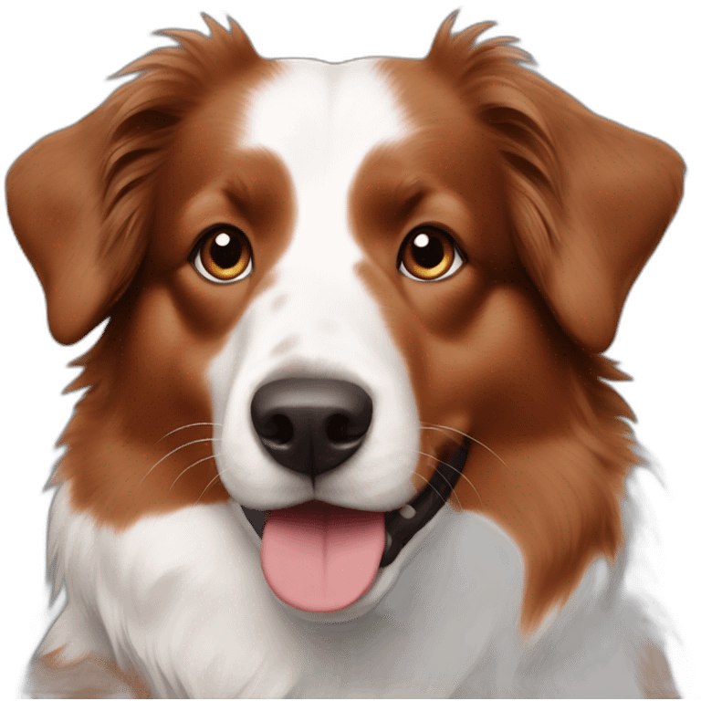 red australian shepherd emoji