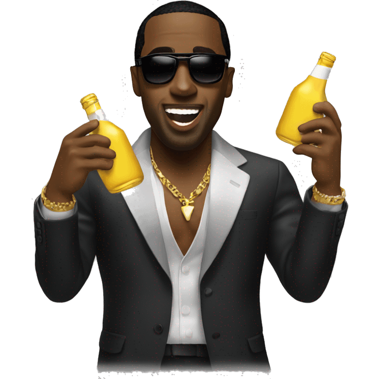 P diddy partying emoji