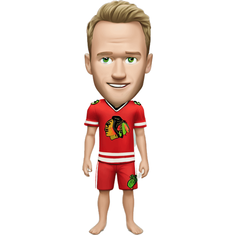 Jonathan Toews as beach bum emoji