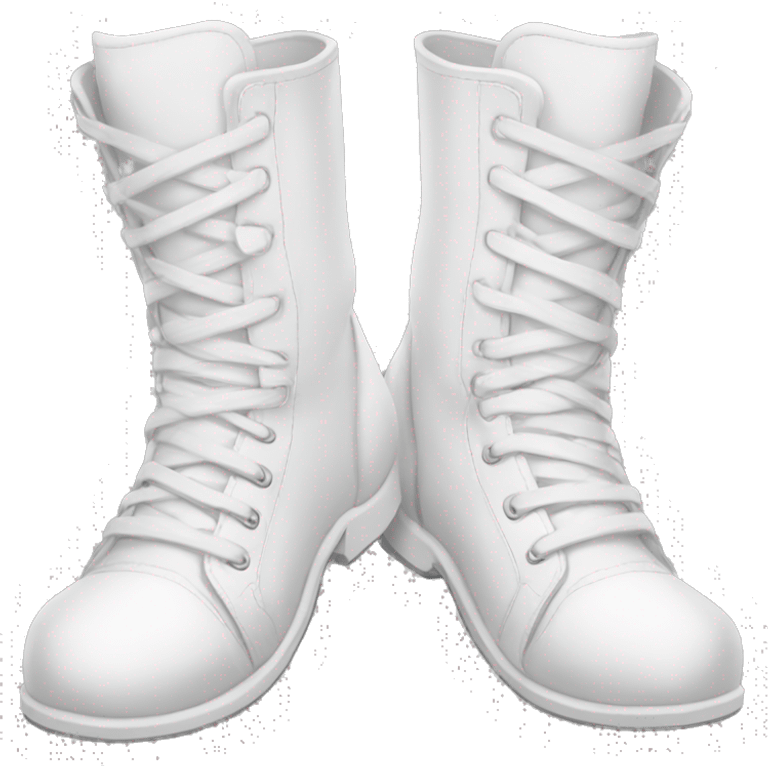 white sepatu emoji