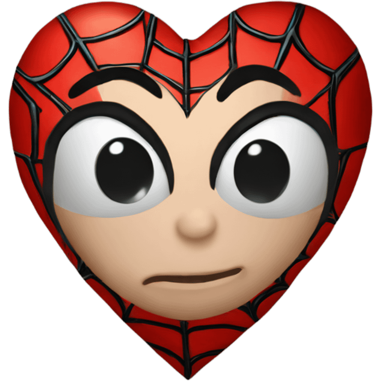 spiderman heart emoji