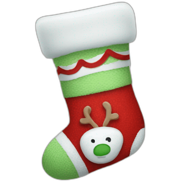 christmas sock emoji