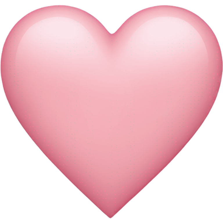 Light pink heart emoji