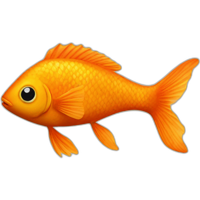 Orange-fish-with-legs-and-boots emoji