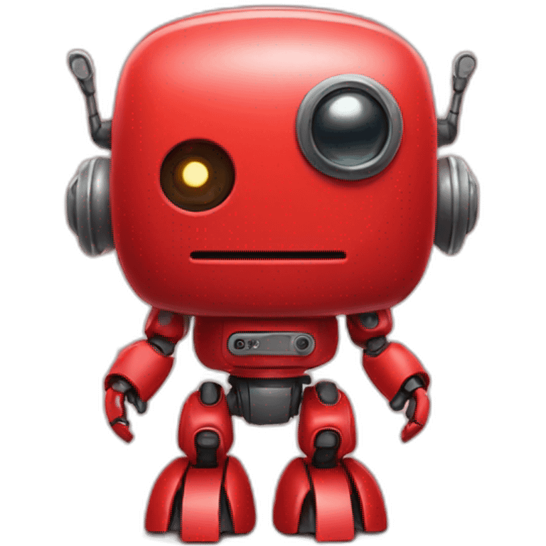 cute red robot emoji