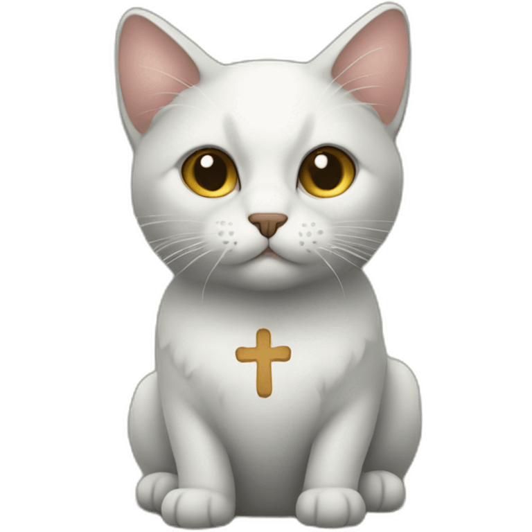 cat with cross emoji