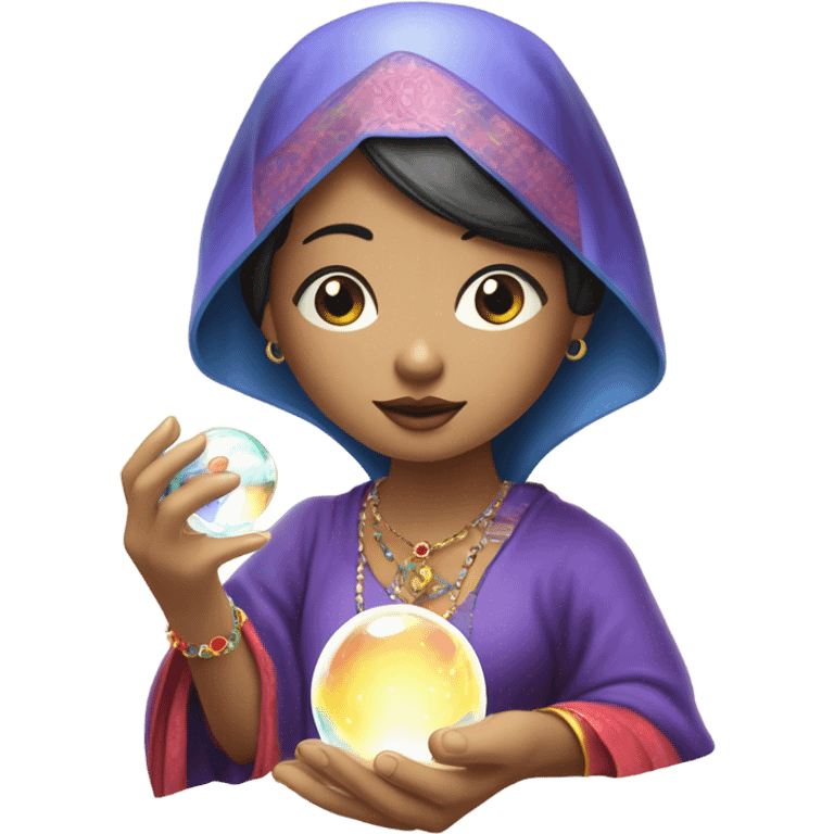 fortune teller asian woman emoji