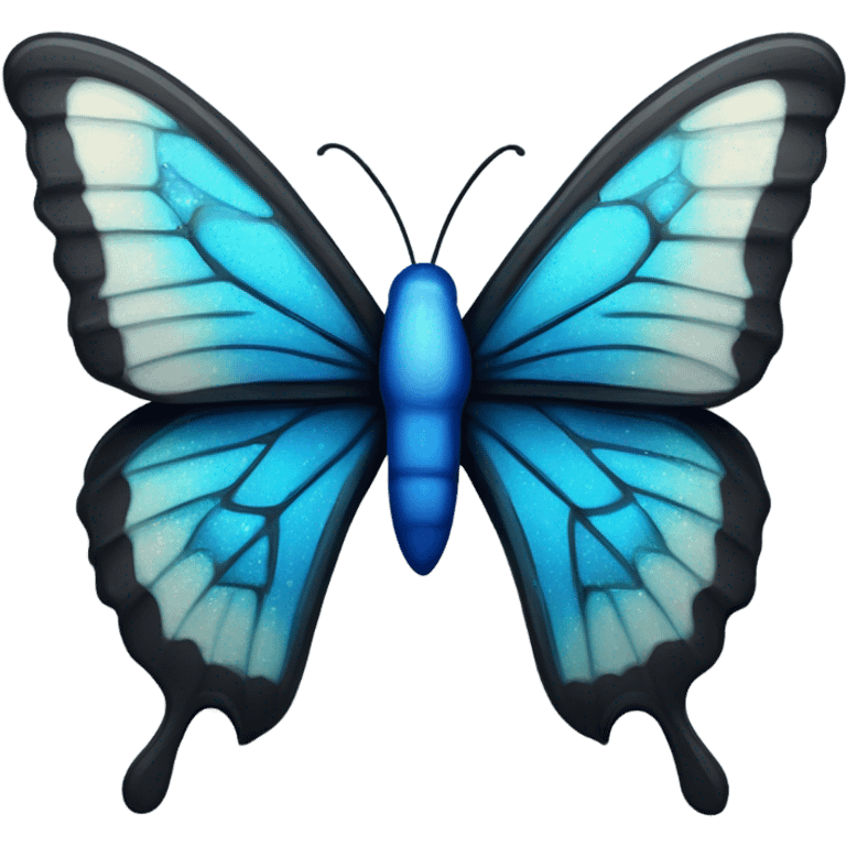 Mariposa azul  emoji