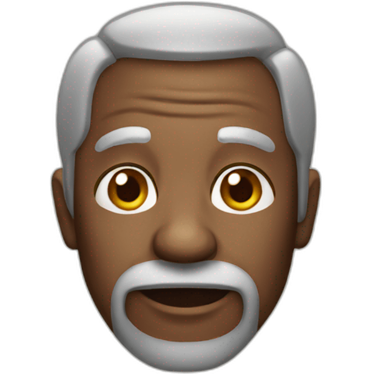 black old man emoji