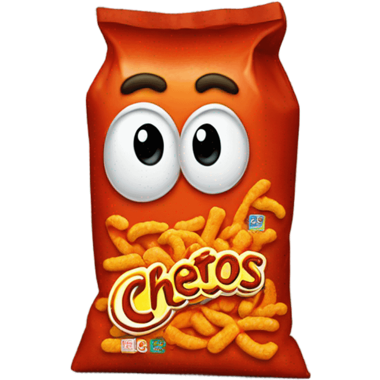 hot cheetos bag emoji