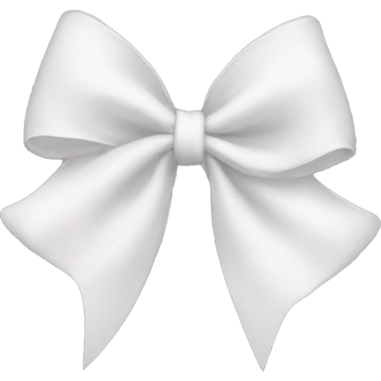 white bow emoji