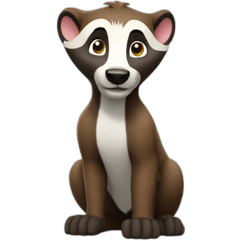 badger with long earsin the paw patrol emoji