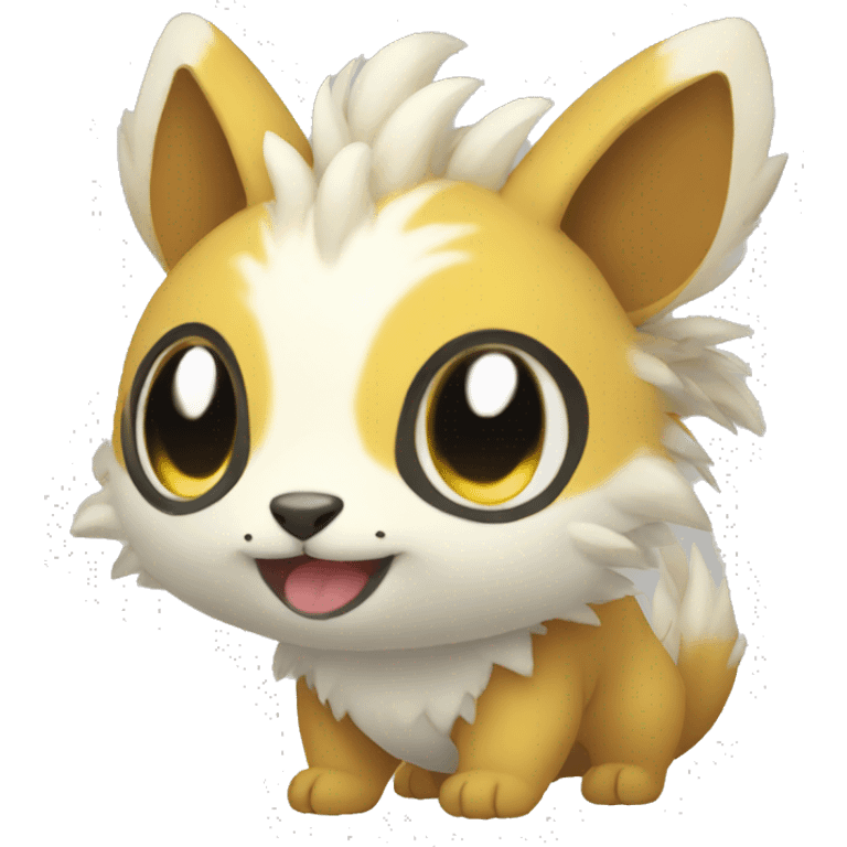 Cute cool animal hybrid Fakemon emoji