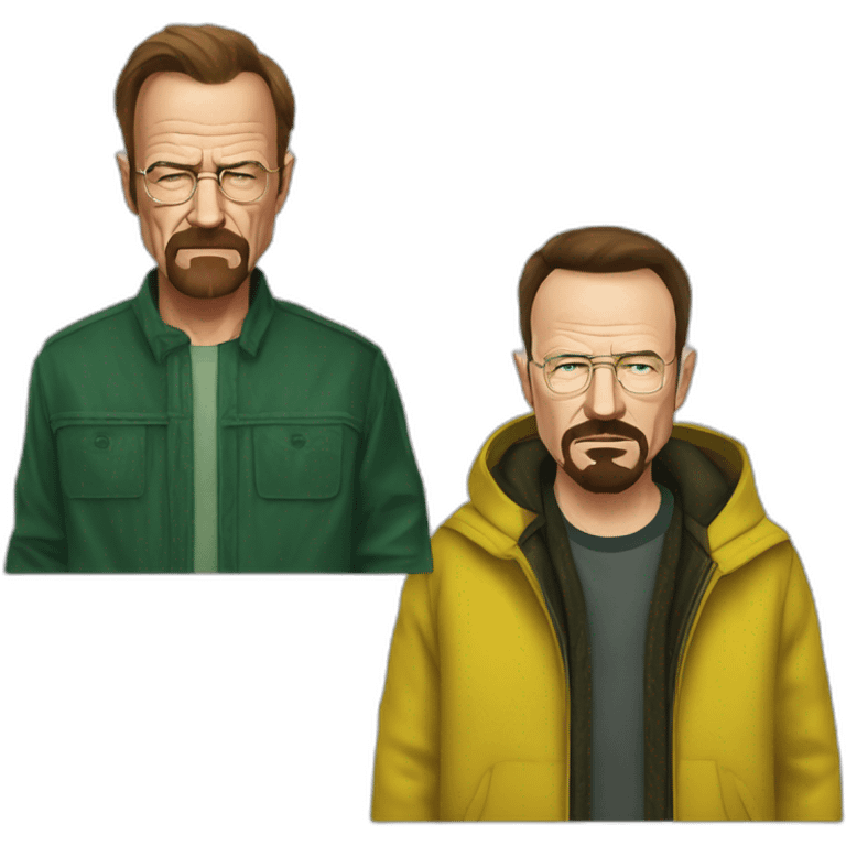 Walter white and jesse pinkman emoji