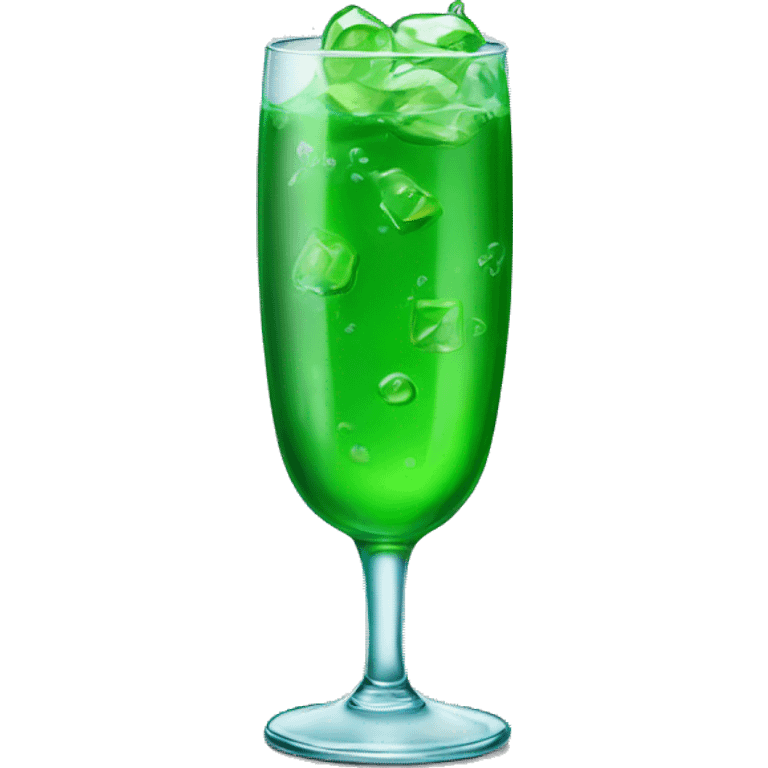 a fresh glass with sprite emoji