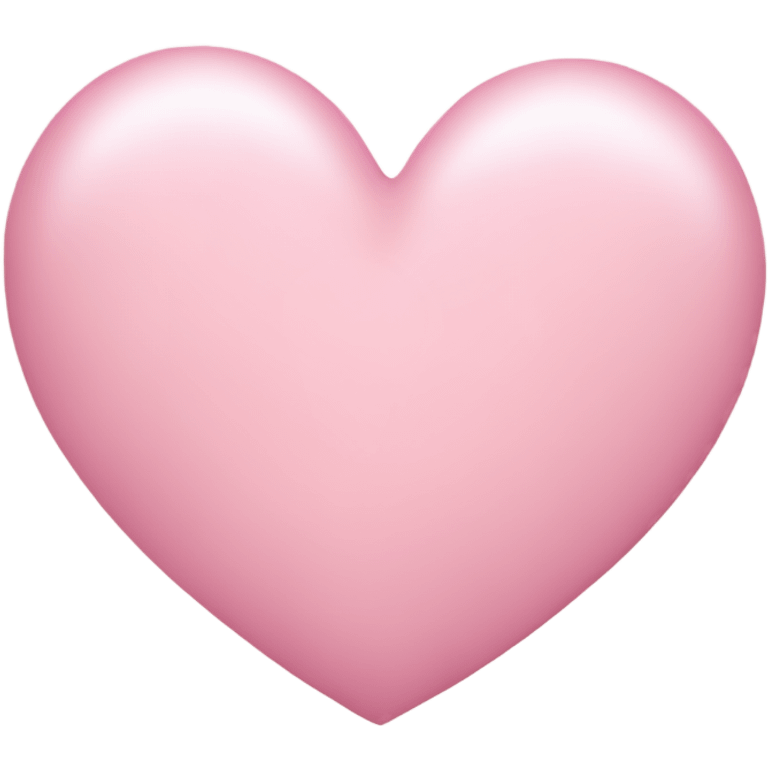 light pink heart emoji