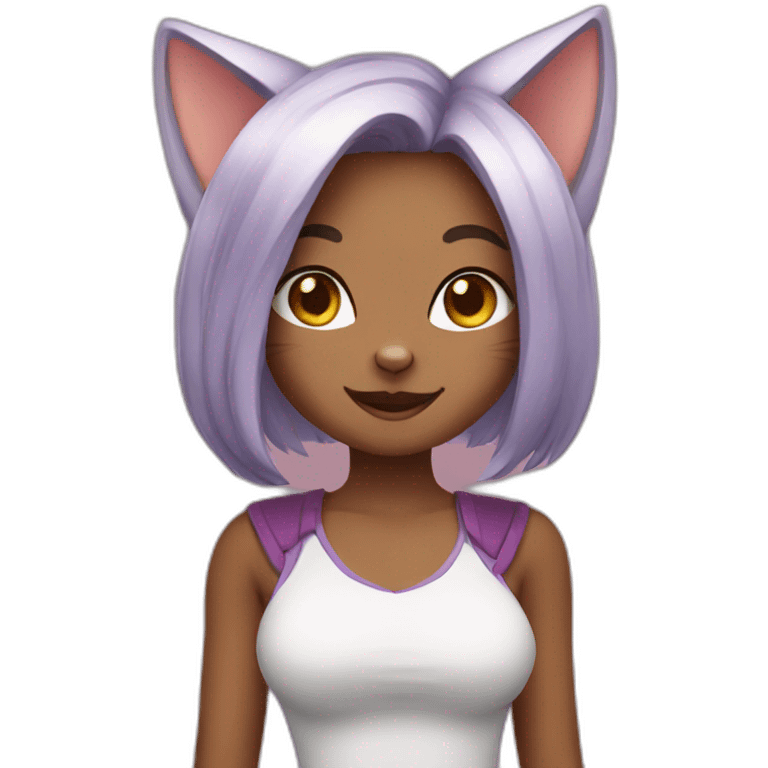 Cat girl  emoji