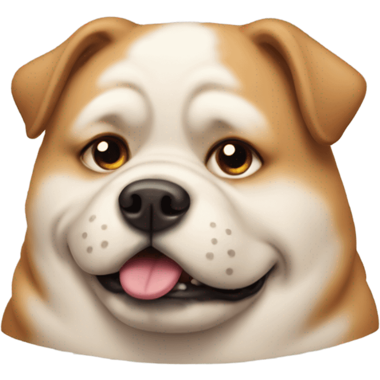 Fat dog emoji