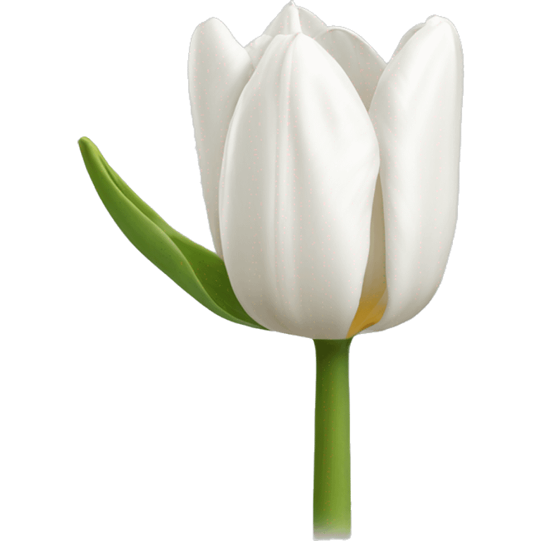 white tulip emoji