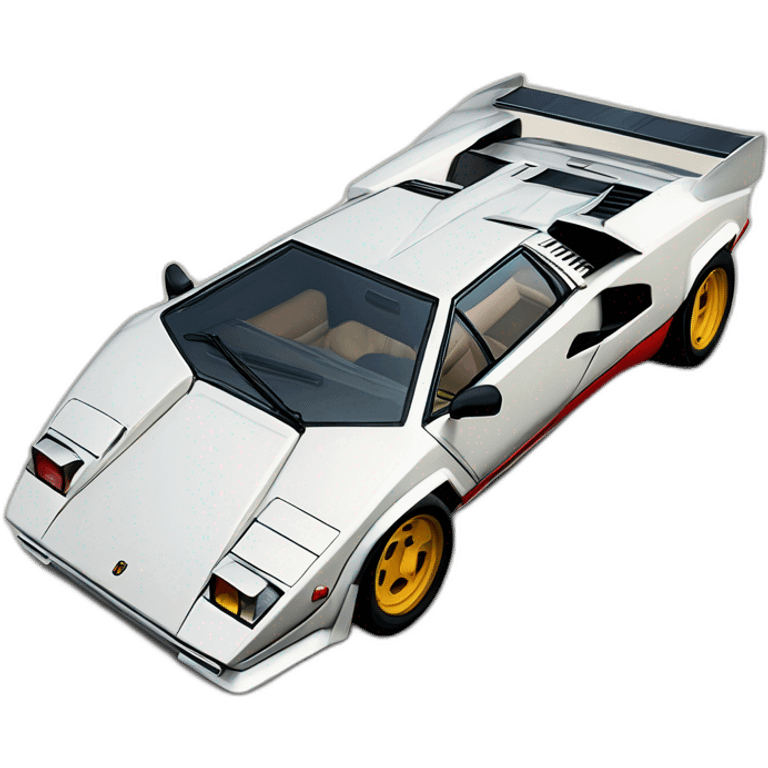 Lamborguini countach emoji