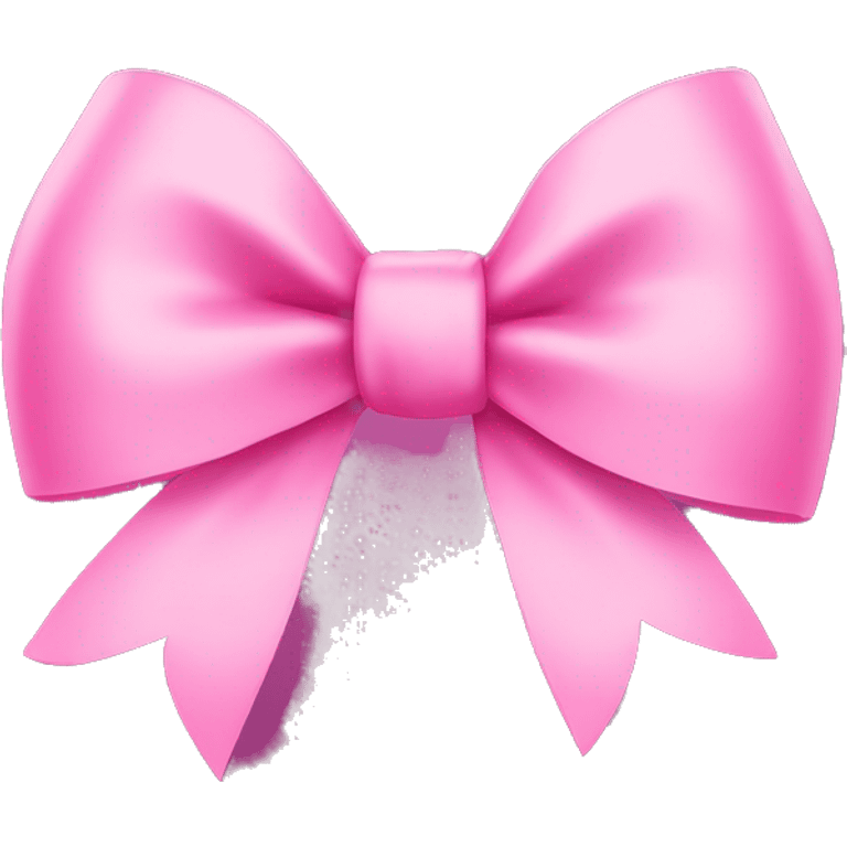 Pink bow emoji