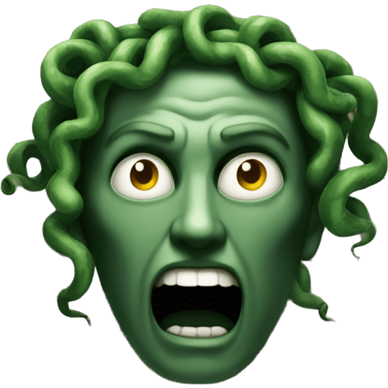 Medusa stone wall emoji