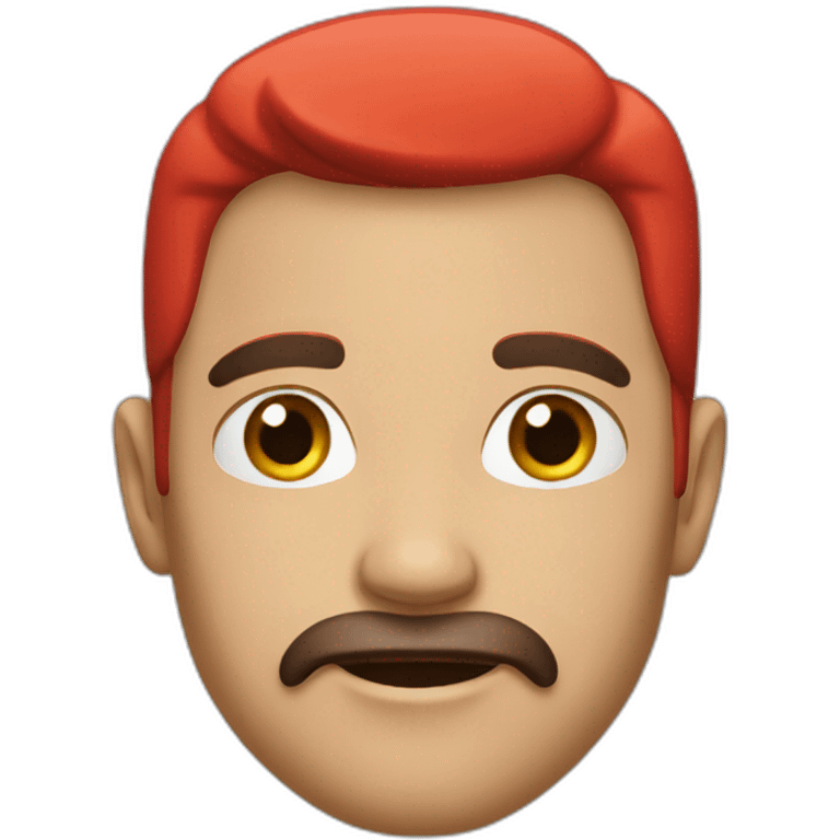 Homme rouge emoji